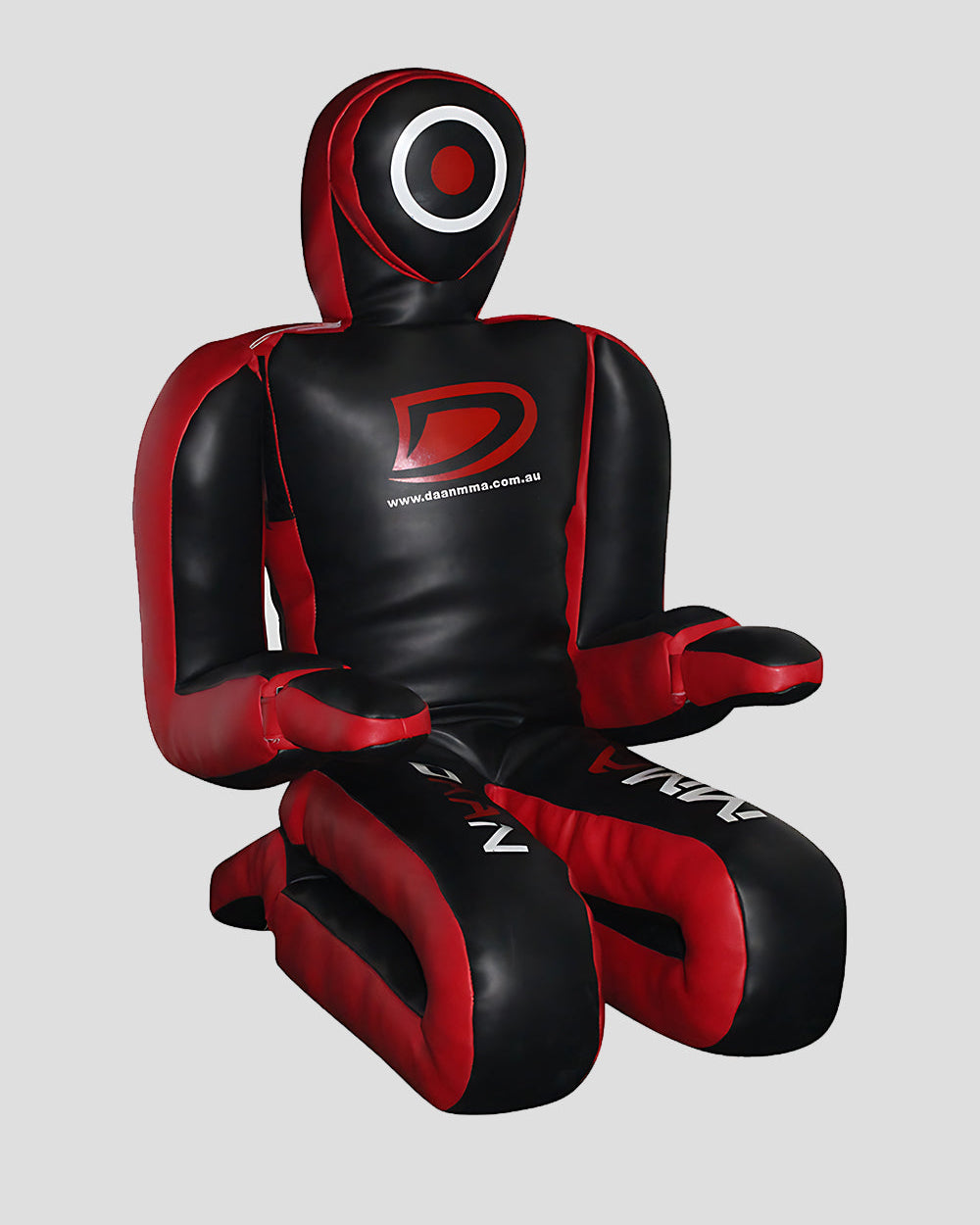 Black and red mma dummy