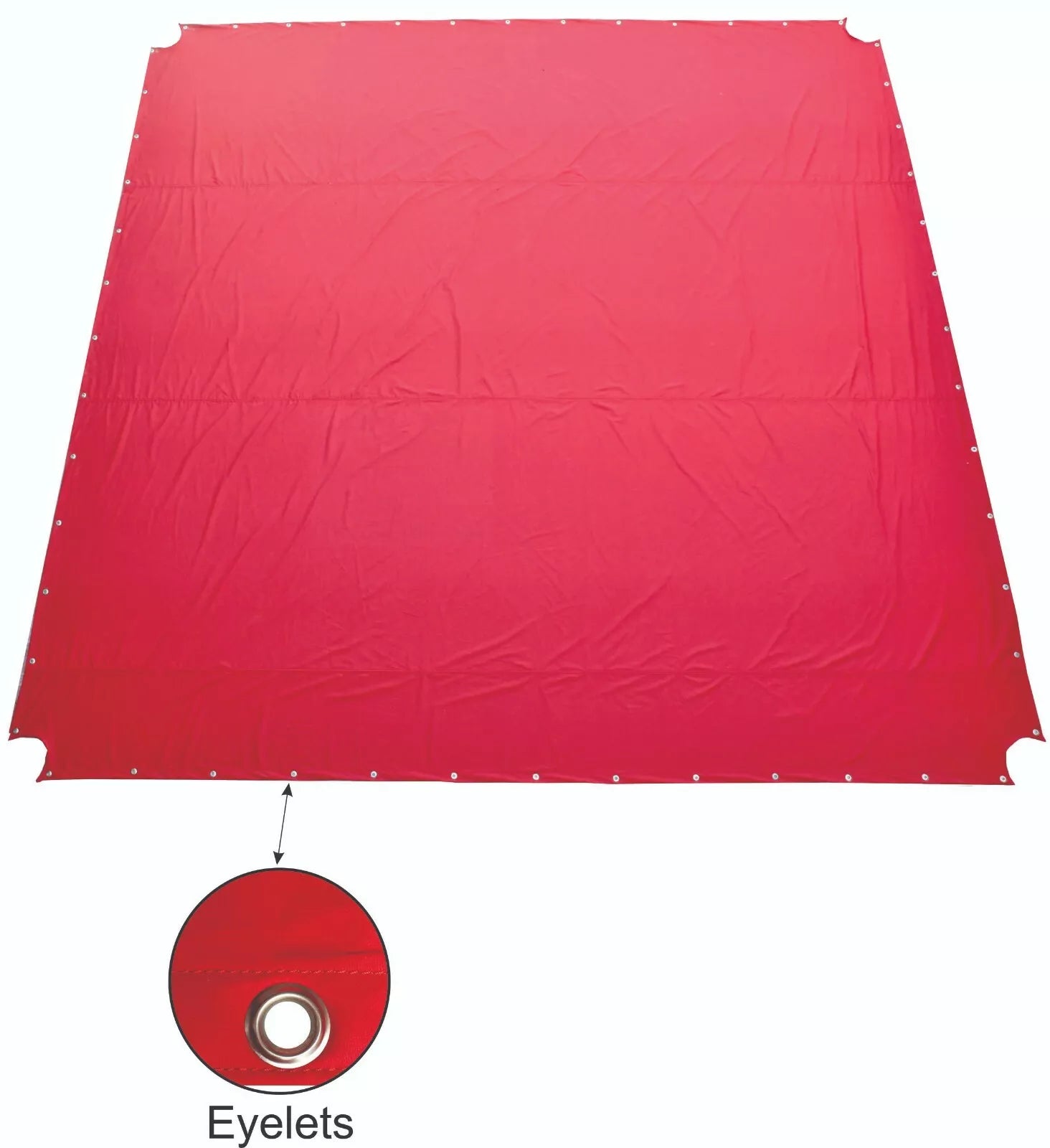 Ultimate Red Professional Boxing Ring Canvas - Daan MMA