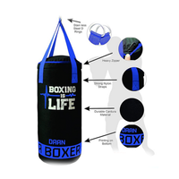 Kids Punching Bag Set with Free Boxing Gloves