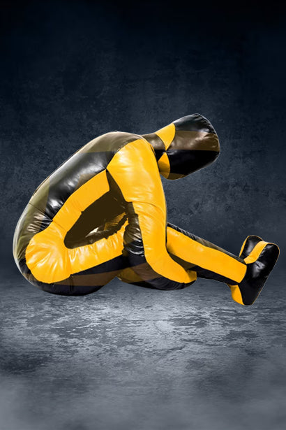 Premium Yellow Vinyl Spidy BJJ Grappling Dummy