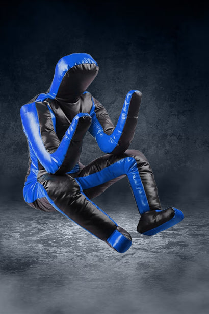 Premium Blue Vinyl BJJ Grappling Dummy