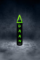 DAAN MMA Green Leather Boxing Punching Bag with Green Straps