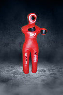 DAAN MMA Elite Grappling Dummy: Premium Red Leather Power Partner