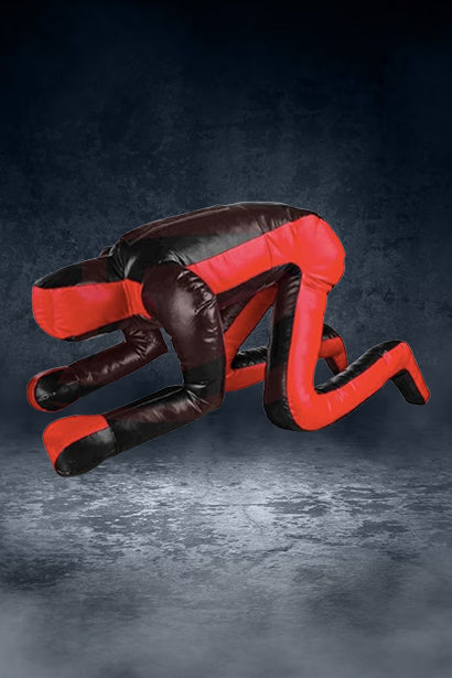 Spidy Pro Premium Red Vinyl BJJ Grappling Dummy