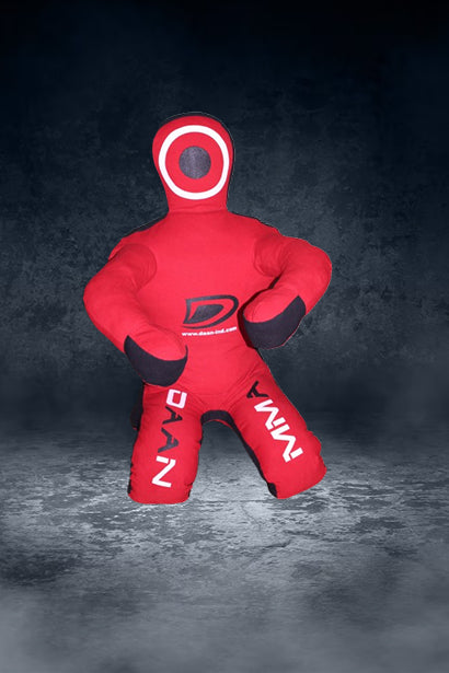 DAAN MMA Premium Flexi Red Canvas Grappling Dummy