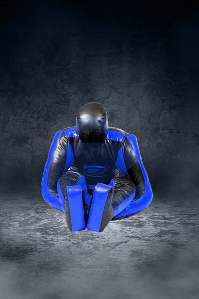 Premium Blue Vinyl Spidy BJJ Grappling Dummy