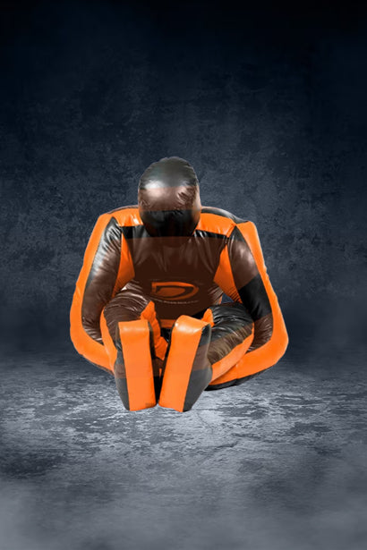 Premium Orange Vinyl Spidy BJJ Grappling Dummy