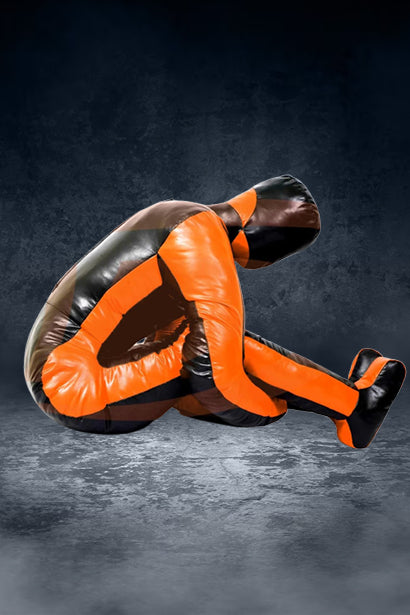 Premium Orange Vinyl Spidy BJJ Grappling Dummy