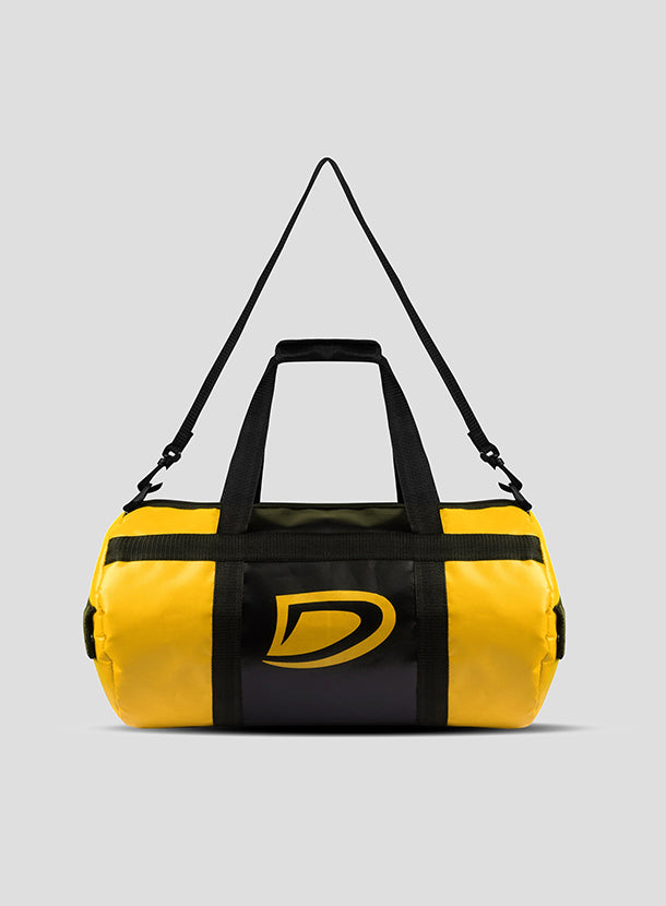 Vinyl Duffel Bag for Gym & Travel - Yellow