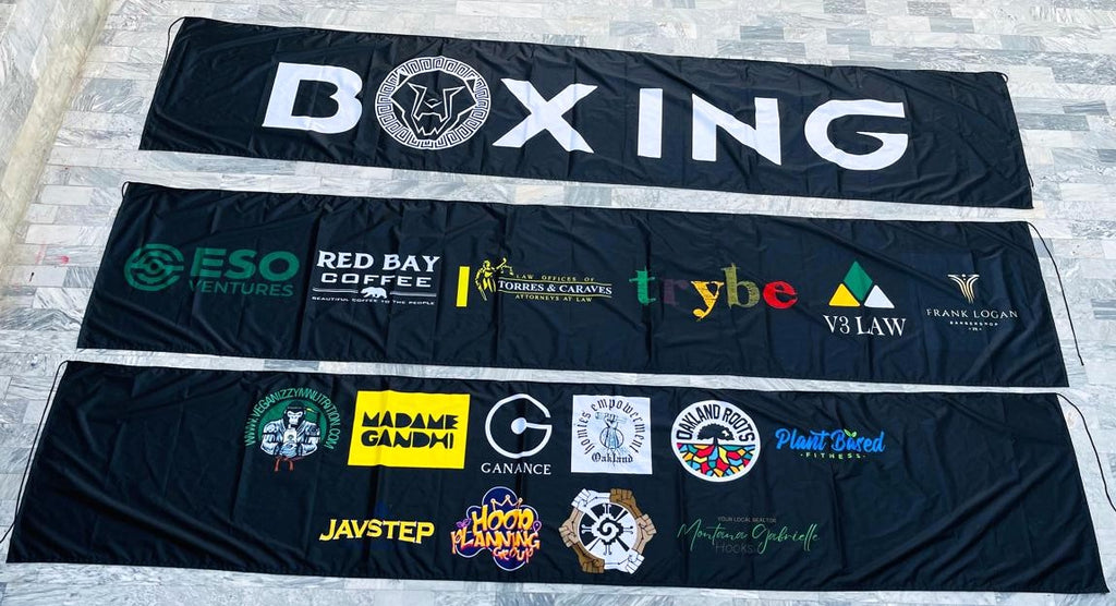 Customised Boxing Ring Side Skirts for Your Gym or Event