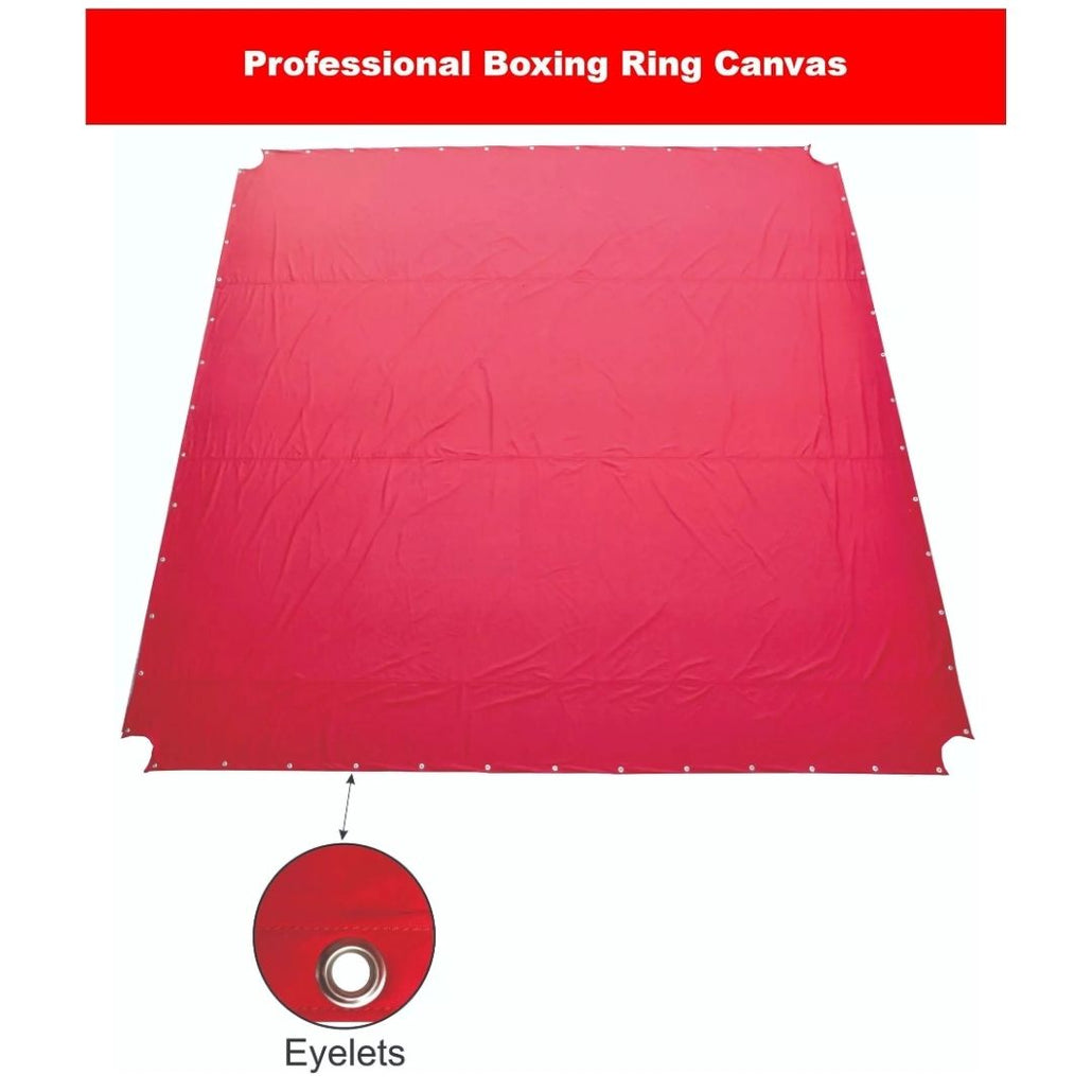 Ultimate Red Professional Boxing Ring Canvas