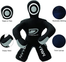 DAAN MMA Premium Flexi Grey Canvas Grappling Dummy