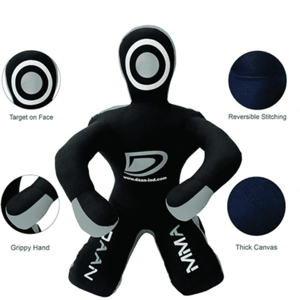 DAAN MMA Premium Flexi Grey Canvas Grappling Dummy