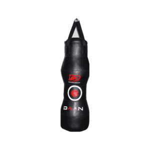 DAAN MMA Black Leather Floor to Ceiling Muay Thai Boxing Punching Bag